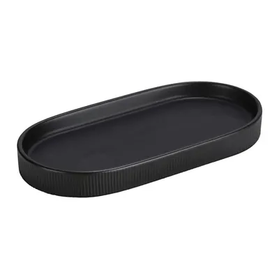Organizator de baie negru din ceramică Fablo – Wenko