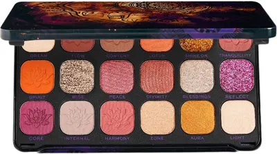 Makeup Revolution Forever Flawless - Paletă de farduri Spirituality, 18 culori