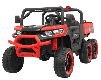 UTV electric pentru 2 copii Kinderauto X-Force 300W 24V premium, culoare rosie