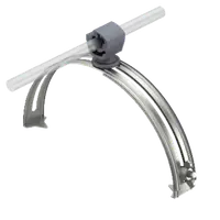 Suport izolat pentru conductor paratrasnet pe coama, 185−260 mm, Rd 8−10, A2 8mm | Type 132 K-VA