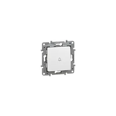 Buton ND-NI iluminat, 6AX, alb, LEGRAND NILOE