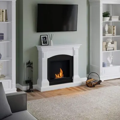 Magna Pure White Semineu cu bioetanol FreeFlame