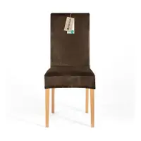 Husă maro elastică pentru scaun 48 cm Sento – Restilo