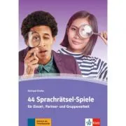 44 Sprachratsel-Spiele. Fur Einzel-, Partner- und Gruppenarbeit. Arbeitsblatter, Kopiervorlagen