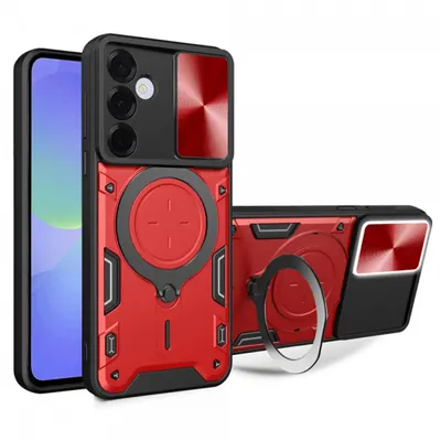 Husa pentru Samsung Galaxy A36 A366, Techsuit, CamGuard Pro, Rosie
