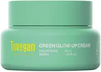Tovegan Color Food Cremă de față Green Glow Up, 50 ml