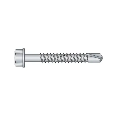 Surub Autoforant Cap Hexagonal Otel Zincat Vopsit-4.2x16