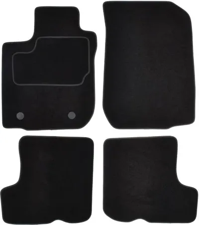 Covorase auto (set, velur, 4 bucati, culoare negru) DACIA SANDERO II dupa 2012