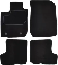Covorase auto (set, velur, 4 bucati, culoare negru) DACIA SANDERO II dupa 2012