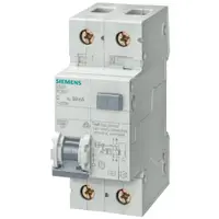 Intrerupator cu protectie diferentiala RCBO 1P+N 10A/30mA, curba C,tip AC, 4.5kA Siemens 5SU1353-1KK10