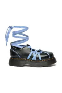Dr. Martens balerini de piele Buzz Ballerina Lace Up Shoe