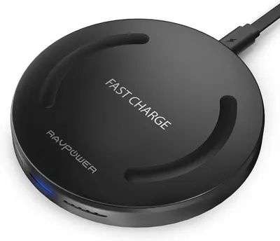 Încărcător wireless RAVPower - Fast Charge, 10W, negru