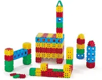 Set de constructie cu blocuri de vafe - 170 piese in cutie