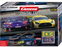 Pistă Carrera Digital 132 - Pole to Podium, cu două mașinuțe, 7.6 m, 1:32