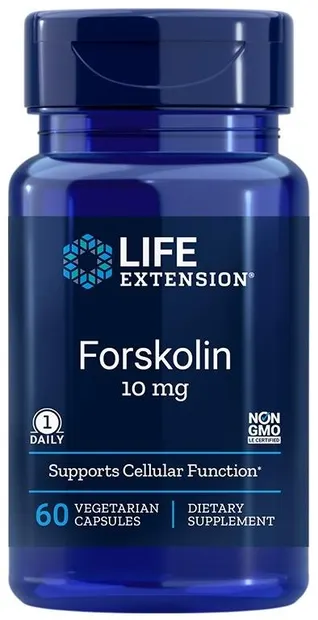 Forskolin, 10 mg, 60 capsule, Life Extension