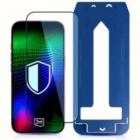 Folie de protectie Ecran 3MK Hardy Ultra pentru Apple iPhone 17 Air, Sticla Securizata, Full Glue, Neagra