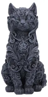 Statuetă Nemesis Now Adult: Gothic – Hexbound Familiar (Black), 23 cm