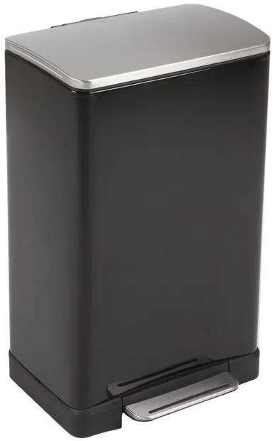 Coș de gunoi EKO Europe - E-Cube, 40 l, negru
