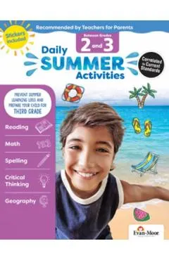 Daily Summer Activities: Moving from 2nd Grade to 3rd Grade, Grades 2-3