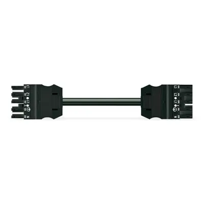 pre-assembled interconnecting cable; Cca; Socket/plug; 5-pole; Cod. A; H05Z1Z1-F 5G 1.5 mm²; 5 m; 1,50 mm²