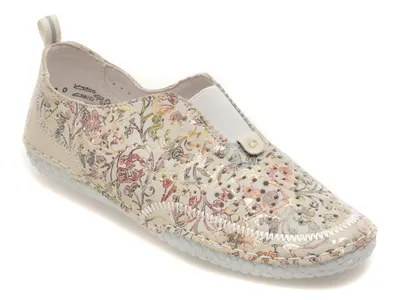 Pantofi RIEKER multicolor, 43663, din piele naturala
