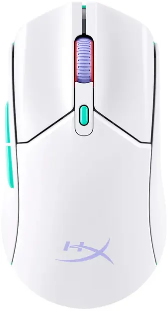 Mouse gaming HyperX - Pulsefire Haste 2 Core, optic, wireless, alb
