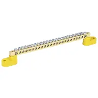 Neutral bus bars with two corner Izolators SHNI-6x9-24-U2-ZH