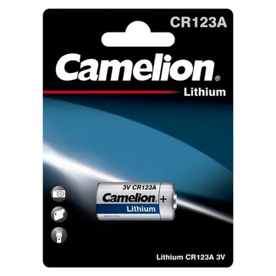 Baterie litiu 3V CR123A 1480mAh, Camelion