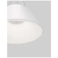 Lampa suspendata VOLCANO Metal & Acrylic Diffuser Nisipiu Alb Outside Nisipiu Alb Inside LED 33 Wat 230 Volt 1680Lm 3000K IP20