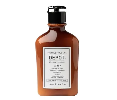 Sampon pentru par gras White Clay Sebum Control 107, 250ml, Depot
