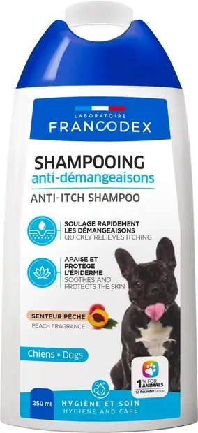Francodex, sampon anti-mancarimi, caini, 250 ml