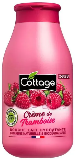 Cottage Cremă de duș Raspberry Cream, 250 ml