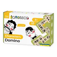 Joc Domino din lemn, Igroteco, Personaje, 45 piese