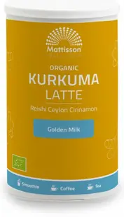 Ogranic Kurkuma Latte Golden Milk, 160 g, Mattisson Healthstyle