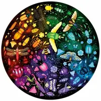 Puzzle cerc insecte 500 piese