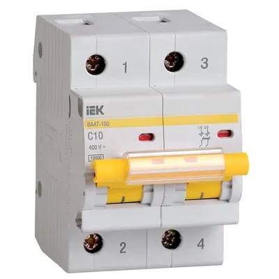 Siguranta automata VA47-100 2P 10A 10kA curba C