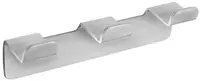 Cuier triplu Inter Ceramic - Elinor, argintiu