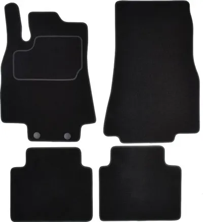 Covorase auto (set, velur, 4 bucati, culoare negru) MERCEDES B (W245) intre 2005-2011
