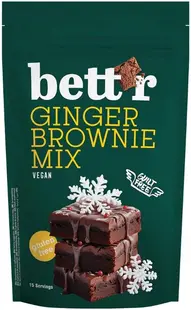Mix de brownie de Crăciun din turtă dulce fără gluten, 400 g, Bett'r