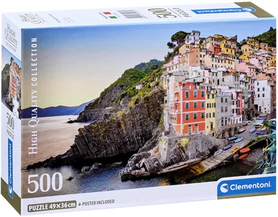 Puzzle Clementoni din 500 piese - Coasta Riomaggiore