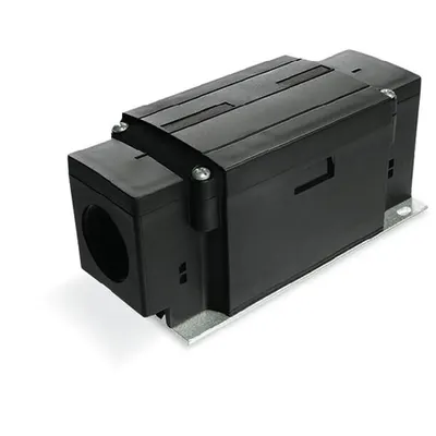 Supply module; for flat cable; 5 x 16 mm²; 5-pole; 16,00 mm²; black