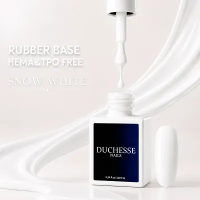 Rubber Base HEMA & TPO FREE, Nuanta Snow White, 10 ml - Default Title