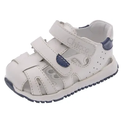 Sandale copii Chicco Giabir, piele naturala, alb, 22091-70P
