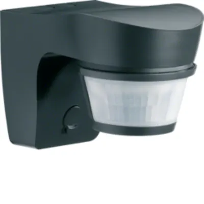 Detector mișcare montaj aparent IP55 140° antracit