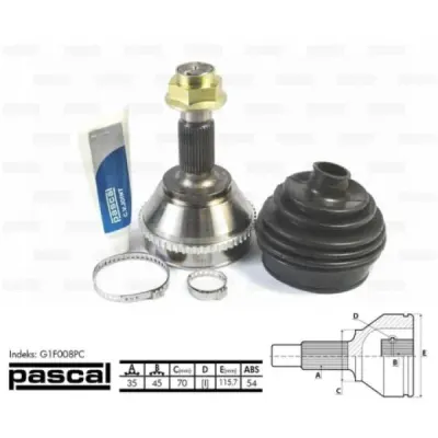 Articulatie, planetara PASCAL G1F008PC
