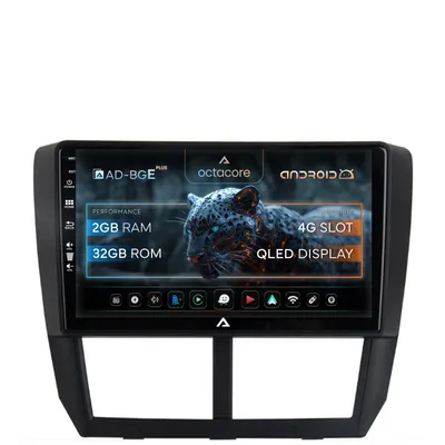 Navigatie Subaru Forester (2007-2013), Android, E-Octacore 2GB RAM + 32GB ROM, 9 Inch - AD-BGE9002+AD-BGRKIT333