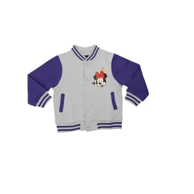 Jacheta tip colegiu pentru fetite, 100% bumbac, Minnie Mouse, Disney