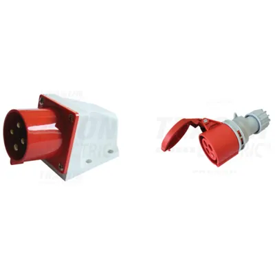Pachet Industrial Fiabil: Fisa Aparenta si Priza Cablu, 32A, 400V, IP44 - Conectivitate Sigura