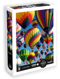 Puzzle Calypto din 1000 piese - Baloane pe cerul Franței