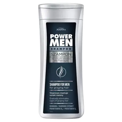 Sampon barbati pentru restabilirea culorii parului Power Men, Joanna | 200 ml